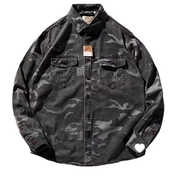 Men's Camouflage Collar Casual Jacket: Style Meets Functionality