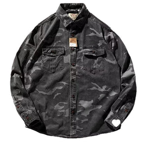 Men's Camouflage Collar Casual Jacket: Style Meets Functionality